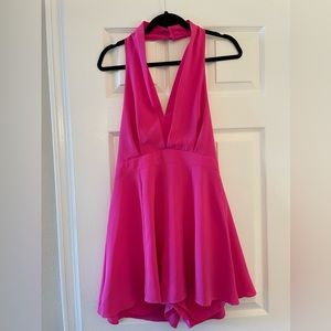 Hot Pink Romper
